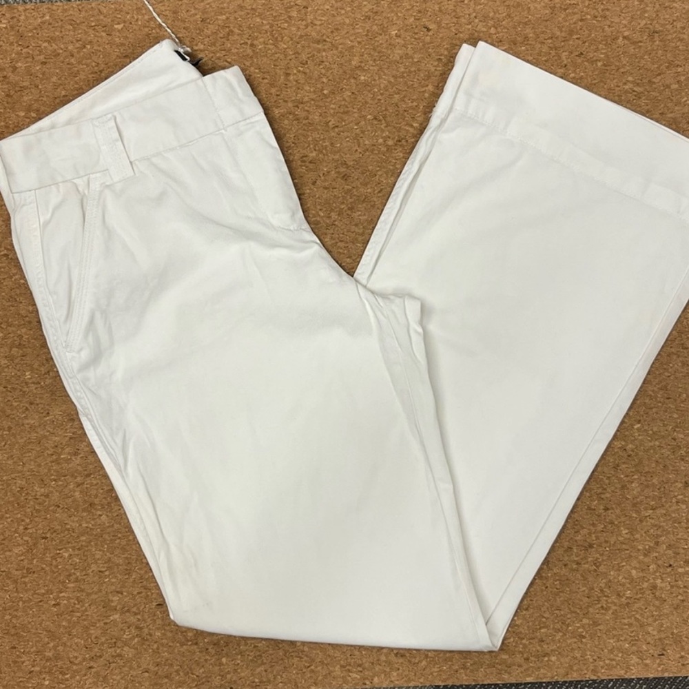 J.Crew Favorite Fit white pants size 8 Regular
